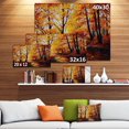 thumbnail image 2 of Design Art Forest in Autumn Canvas Print, 2 of 3