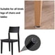 thumbnail image 5 of onlyliua para Interior/Exterior Almohadilla Deslizante Antideslizante para Muebles de Madera Conjunta para Clavar y Protector de Patas de Mesa Redonda, 5 of 7