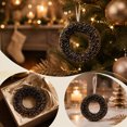 thumbnail image 6 of AOMXGD Black Gold Christmas Hanging Ornaments, Glitter Sequined Ball Wreath Gift‑Box‑Style Pendants for Xmas Tree Indoor Holiday Party Decor Supplies, 6 of 6