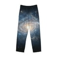 thumbnail image 2 of Vsdgher The Galaxy Print Mens Pajama Pants Sleep & Lounge Pants, PJ Bottoms With elastic waistb and Pockets, 2 of 5