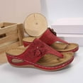 thumbnail image 5 of Daolelai Flip-Toe Casual Thick-Soled Flower Beach Sandals, 5 of 8
