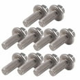 thumbnail image 4 of 10 Pcs M6 Vis à Bride Hexagonale en Acier Inoxydable SS304 avec Tête de Vis à Bride Intégrée pour Fixations de Construction Industrielle, 4 of 7