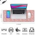 thumbnail image 5 of Long Mouse Pads for Desk,Pink Cartoon Unicorn Rainbow Donut Ice Cream Desk Mats on Top Of Desks, Desk Mouse Pad Extra Large with 3mm Non-Slip Base and Stitched Edge for Gaming,Work,Home 31.5"x11.8", 5 of 5