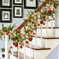 thumbnail image 5 of 15 piezas de flores de nochebuena artificiales con purpurina navideña Ormromra decoraciones de flores para bodas 8,7 pulgadas adornos para árboles de Navidad, 5 of 5