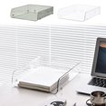thumbnail image 1 of Caja Organizadora de Escritorio Acrílica Apilable Accesorio de Escritorio Transparente, Verde MNFD, 1 of 8
