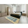 thumbnail image 4 of Ahgly Company Indoor Rectangle Abstract Light Slate Gray Oriental Area Rugs, 8' x 10', 4 of 6