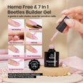 thumbnail image 2 of Gel Builder Beetles Hema Free para engrosar y reparar uñas, 2 of 6