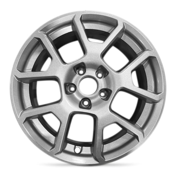 New OEM Replacement Wheel 17x7 in for 2019-2024 Jeep Renegade Powder Coated Silver 17 inch Aluminum Rim