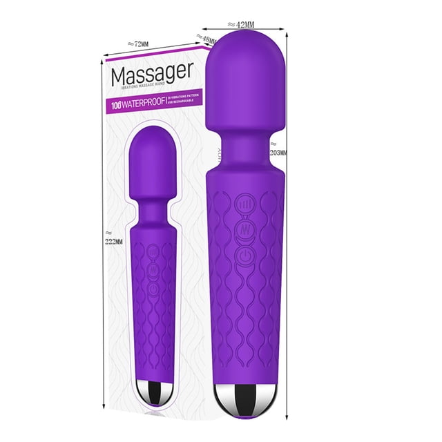 Varilla de masaje AV de 8 velocidades vibrador de clítoris femenino recargable de 20 frecuencias Juguetes sexuales Sywqhk Cuidado Belleza