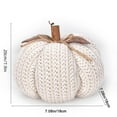 thumbnail image 4 of Daiosportswear Fall Decorative Pumpkin Shaped Throw Pillow, Soft Polyester Cushion, 7.9x5.9in, Halloween Party Home office Decor, Realistic Detail, Polypropylene Cotton Stuffed, Gift Idea, 4 of 7