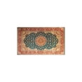 thumbnail image 2 of 2 Piece Bohemian Orange Floral Carpet Rug Kitchen Rug Set, Decor Kitchen Rugs, Absorbent Non-Slip Washable Floor Mats, Home Indoor Runner Rugs 17"x47"+17"x30", 2 of 7