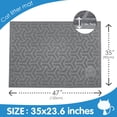 thumbnail image 2 of Alfombra para Arena de Gato UPSKY XL 89x120cm Impermeable y Suave, 2 of 7