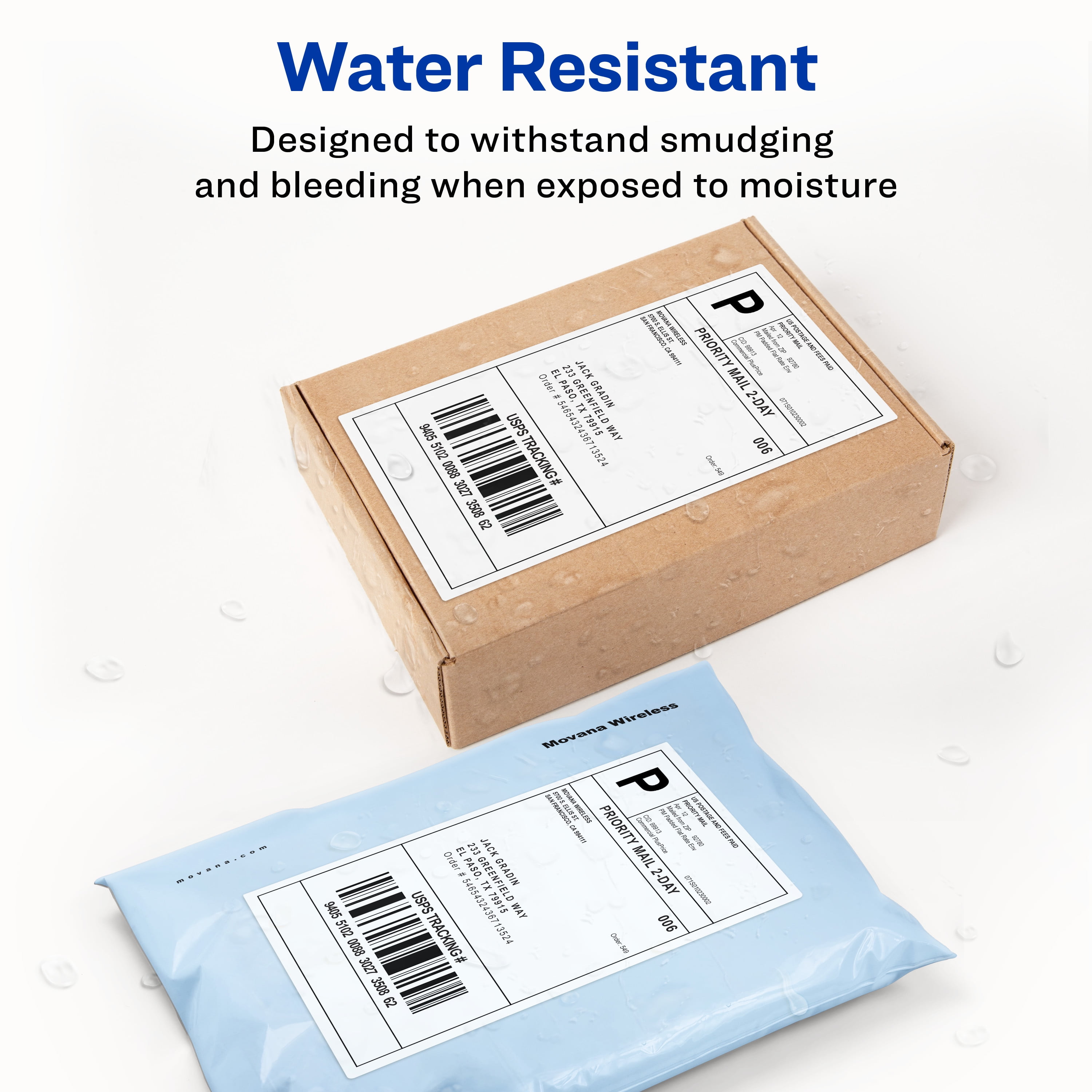 Avery Thermal Roll Labels, 4"x6", 880 Shipping Labels, 4 Rolls (4157)
