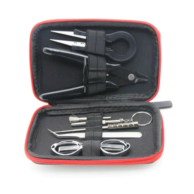facefd Portable Tweezers Tools Set Double Head Screwdriver for Household Jewelry
