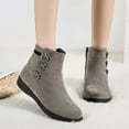 thumbnail image 2 of jsaierl Thick-Soled Plus Velvet Short Snow Boots Warm Plus Size Casual Women's Boots, 2 of 9