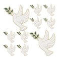 thumbnail image 1 of Greenadscape 10Pcs Dove Pin Metal Bird Brooch for Jackets Sweaters and Casual Wear, 1 of 8