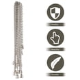 thumbnail image 2 of Miangastore Pull Chain Hanging Ornament Silver 10Pcs 39.4In, 2 of 8