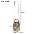 thumbnail image 2 of FORMRS Crossbody Bag for Women Quilted Travel Shoulder Cell Phone Purse with Chain Strap Handbag, Colorful Circles, 2 of 7