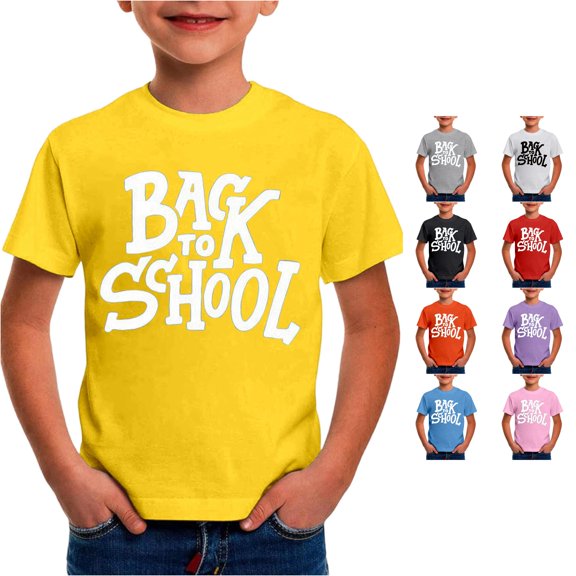 Kindergarten First Day School Shirts for Boys Nursery Graduation Tee Kids Come Hello Classroom Celebration Outfit Kids T-Shirts Summer Clothes