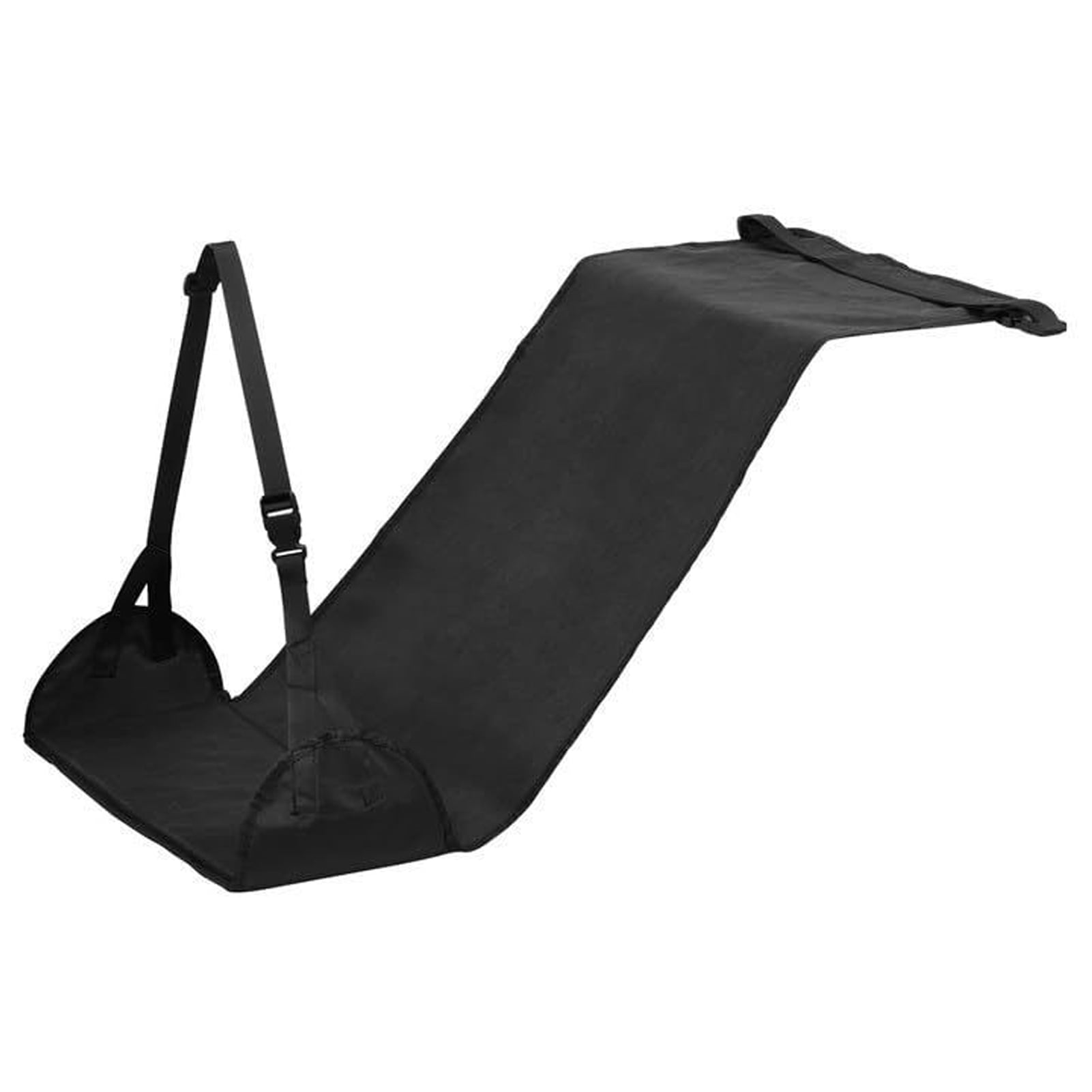 Repose-Pieds Avion Réglable Portable - Hamac Pieds Siège Auto Et Voyage Long Courrier Noir