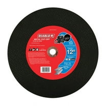 Diablo 12 in. Dia. x 1 in. Aluminum Oxide Metal Cut-Off Disc 1 pk