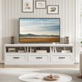 thumbnail image 2 of Yeshouse Mueble de TV moderno de 70" estilo mediados de siglo, con 3 cajones y estantes abiertos, ideal para televisores de 65, 70 y 75", sala de estar o dormitorio, 2 of 7