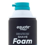 Equate Shave Foam, Sensitive Skin, 10 oz