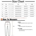 thumbnail image 2 of Lenpel Women's Cotton Linen Palazzo Pants Ruffle Elastic High Waisted Wide Leg Pants Baggy Casual Trousers with Pockets, 2 of 5