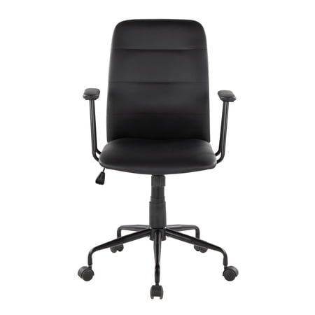 office chair in black faux product