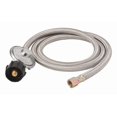 thumbnail image 1 of Flame King Propane Hose SS-QCC-3/8 5 Foot Length; With Regulator, 1 of 3
