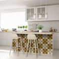thumbnail image 6 of Mi Alma Vintage Flower Gold Beige Tile Stickers - Removable Vinyl 4x4, 24 pcs, 6 of 14