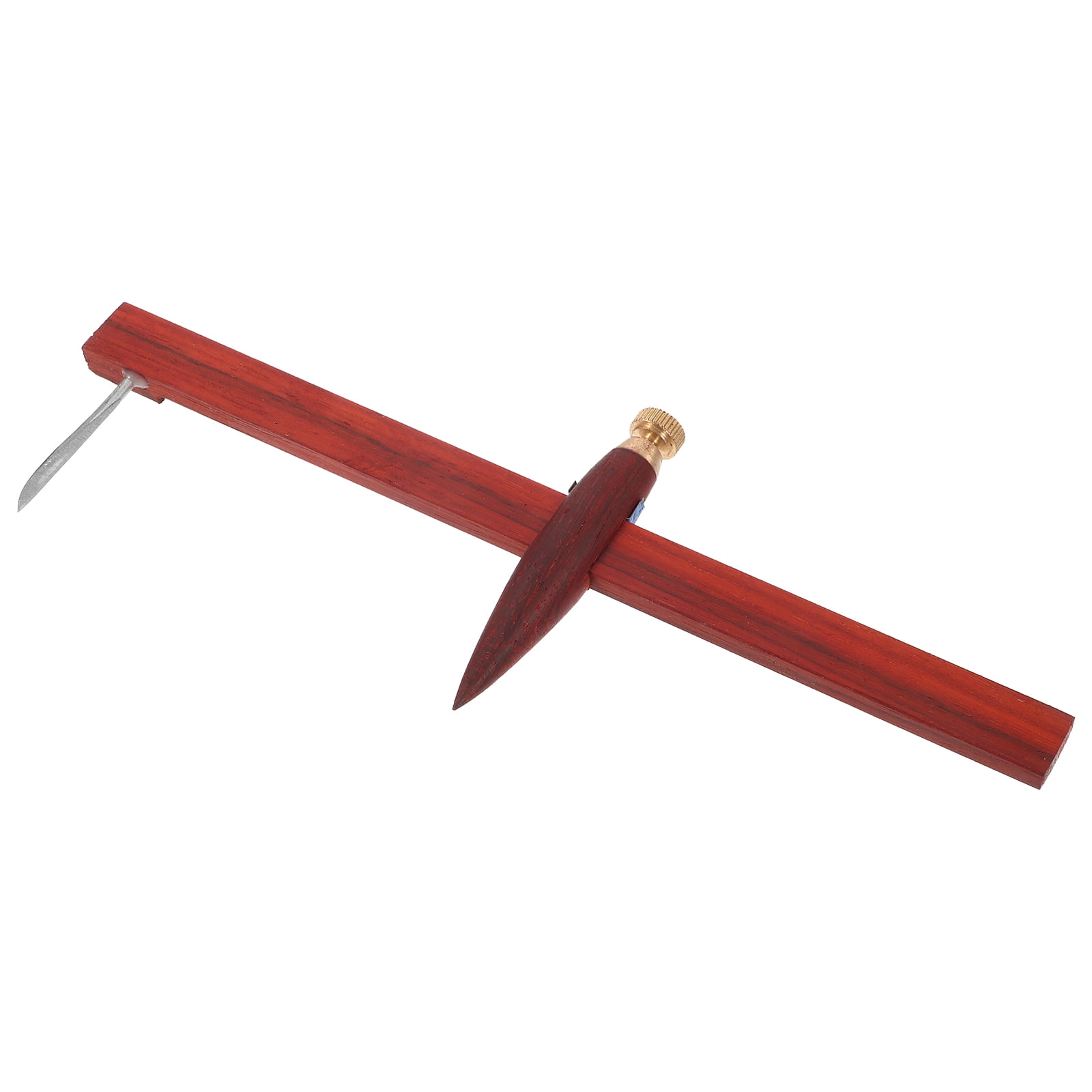 Raindrops Wood Pottery Compass Cutter for Clay Art Projects with Dark Red Color Great for Daily Use 4.5 inches