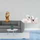 thumbnail image 2 of Escultura de león y cisne majestuosa, estatua coleccionable, adorno de mesa, figura decorativa para oficina, hogar, estantería, regalo de cumpleaños,, 2 of 8