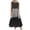 Black, variant on Baqcunre Maxi Dresses for Women 2024 Women's Polka Dot Mid Length Cotton And Linen Waisted Sleeveless Dress Dresses for Women 2024 Summer Dresses for Women 2024 Womens Dresses Black XL(Hot)