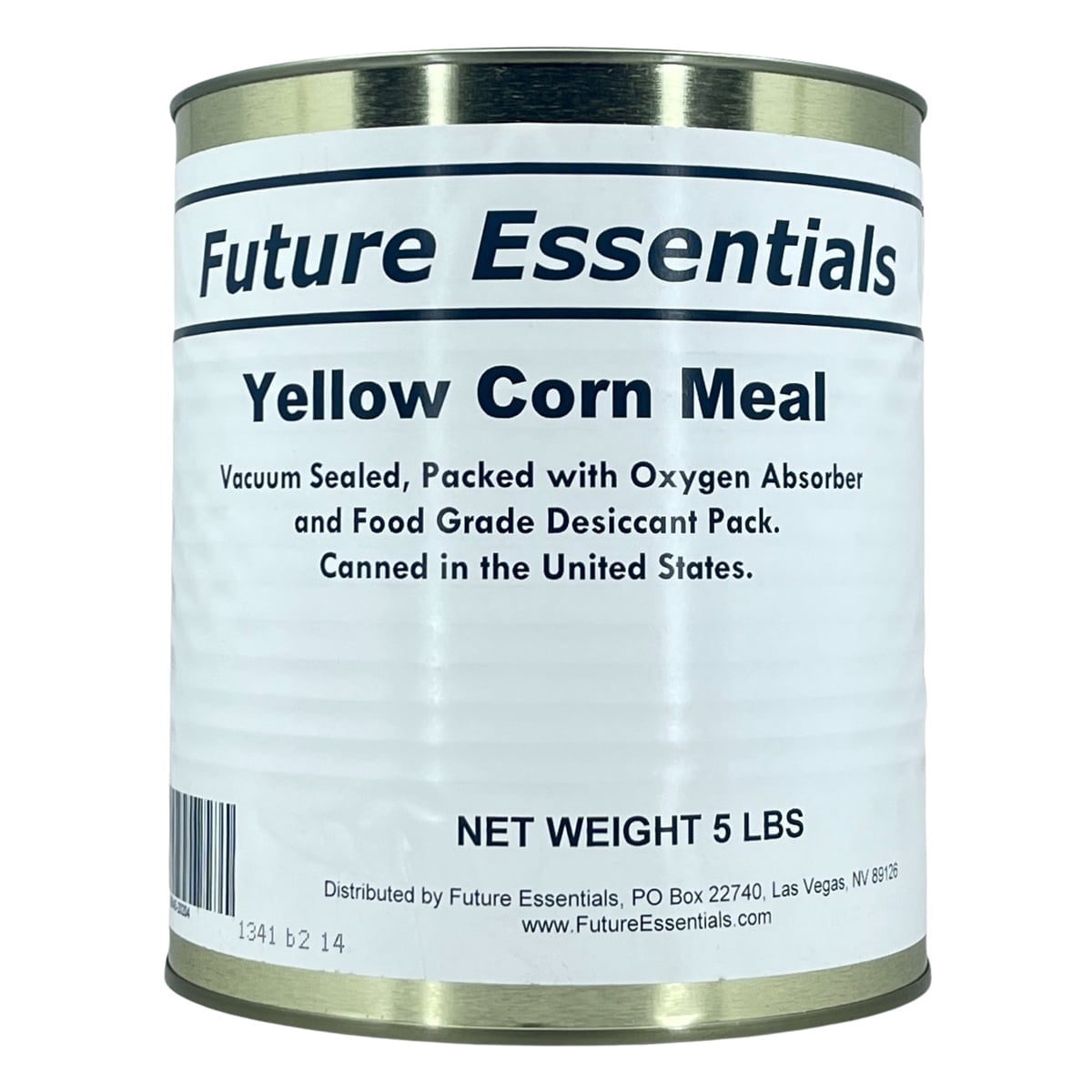 (6 Cans Pack) Future Essentials Freeze Dried Yellow Corn Meal Emergency Survival Food for Camping Hiking and Backpacking #10 Can / 5 Lbs