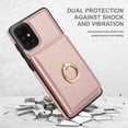 thumbnail image 5 of ELEHOLD Case for Samsung Galaxy A51 4G,Business PU Leather Stand Case with Card Holder & Ring Holder,Rosegold, 5 of 7