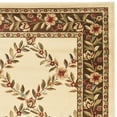 thumbnail image 5 of SAFAVIEH Lyndhurst Marshall Floral Border Area Rug, Ivory/Brown, 3'3" x 5'3", 5 of 6