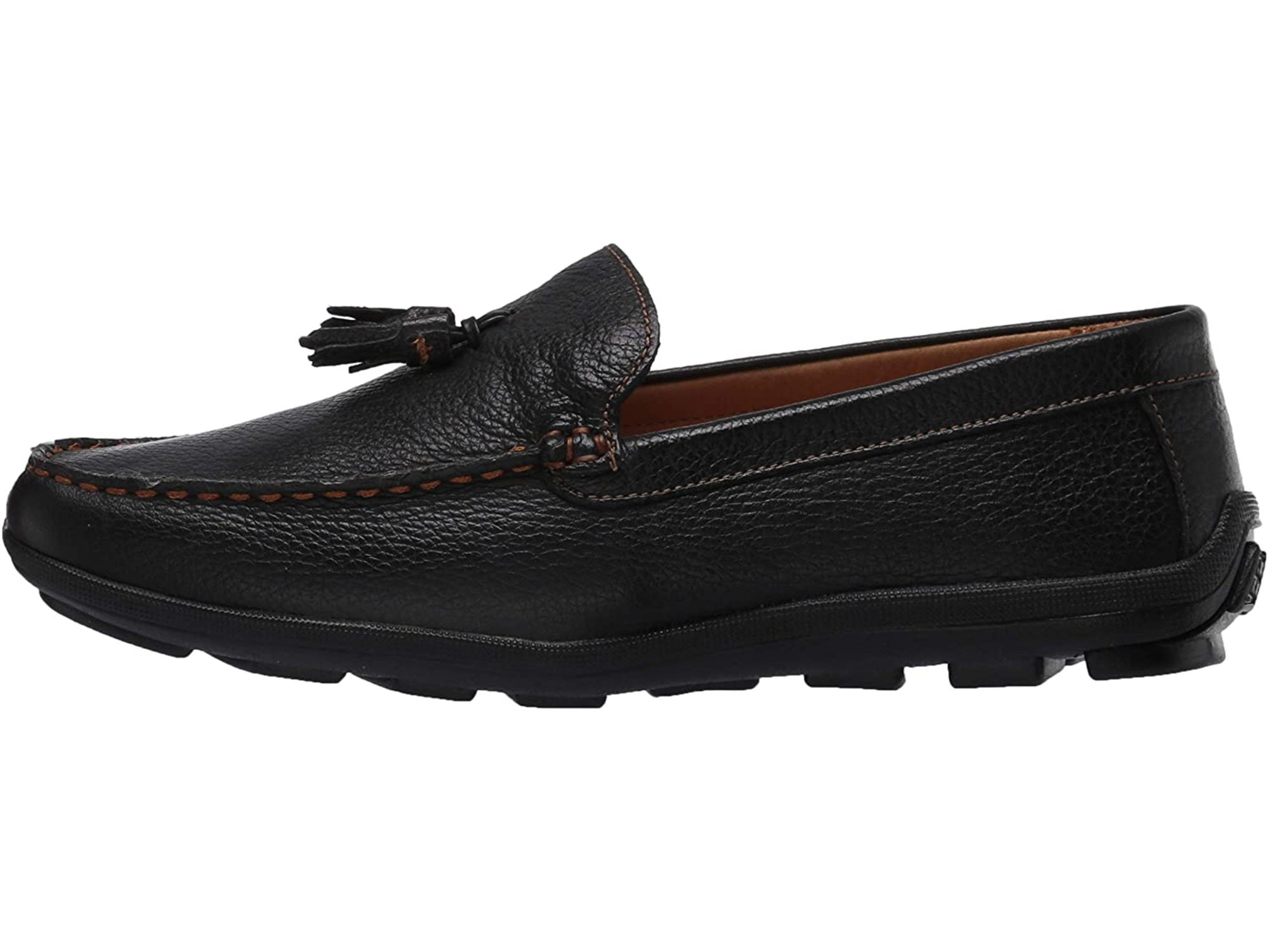 Driver Club USA Unisex-Child Kids Boys/Girls Leather Driving Loafer with Tassle Detail 