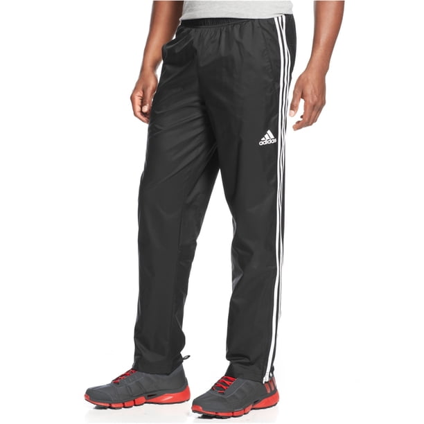 Adidas Performance Athletic Track Pantalones para hombre, negro, mediano Adidas Pista