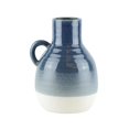 thumbnail image 1 of Sagebrook Home Ceramic 10" Jug, Navy / White, 1 of 1