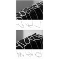 thumbnail image 3 of HIJONES Women's Men's Stainless Steel Big Initial 26 Letter A to Z Pendant Necklaces Alphabet Personalized Charm Chain Necklace Silver J, 3 of 4