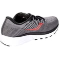 thumbnail image 2 of Saucony S20579-30: Men's Ride 13 Charcoal Red Running Shoe (13 D(M) US Men), 2 of 4