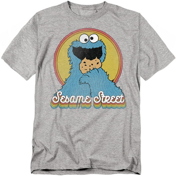 Sesame Street T-Shirt Cookie Monster Layers Unisex Graphic Tee For Men & Women