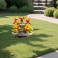 thumbnail image 3 of Acrylic Garden Splashing Statue Water Feature Outdoor Patio Rain Basin Weather Ornament, 3 of 3