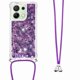 thumbnail image 1 of Funda FOXDOCK para Xiaomi Redmi Note 13 4G con Cuerda Ajustable, Brillo Líquido, Protección Antigolpes y Lente – Ideal para Regalo, 1 of 6