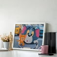 thumbnail image 3 of Diamond Arts Kits for Adults - Tom And Jerry Full Drill Diamond Arts for Beginners, Round 5D Paint with Diamonds Gem Art Painting Kits for Home Wall Decor Gifts 12"x16", 3 of 8