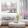 thumbnail image 1 of Flowering Trees at Spring - Landscape Art Print Canvas, 1 of 3