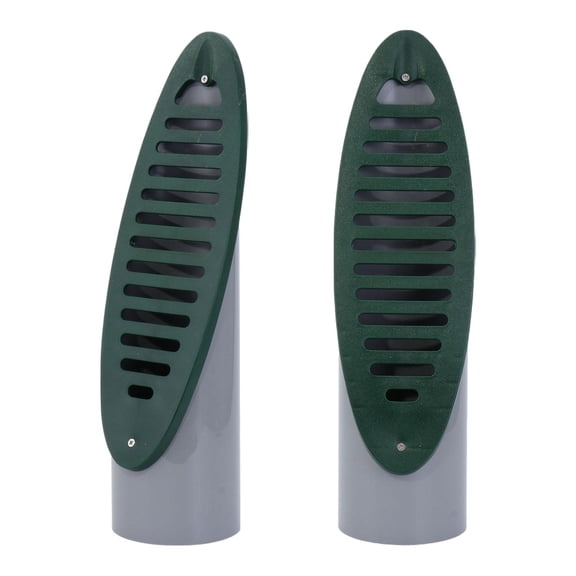 yotijay 2x Angled Drainage Grate Yard Drains Drain Emitter Replaces Sloped Grate Cover 4