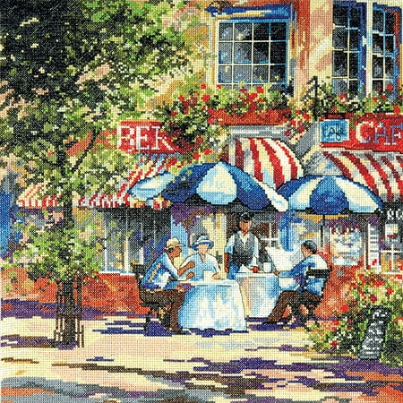 - Cafe In The Sun Counted Cross Stitch Kit, 14