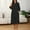 #120-Black, variant on Roncen Women Plush Zipper Robe, Long Fleece House Coat Nightgown with Pockets Solid Bathrobe